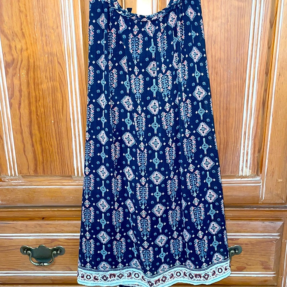 USA patriotic red white blue dress Hollister